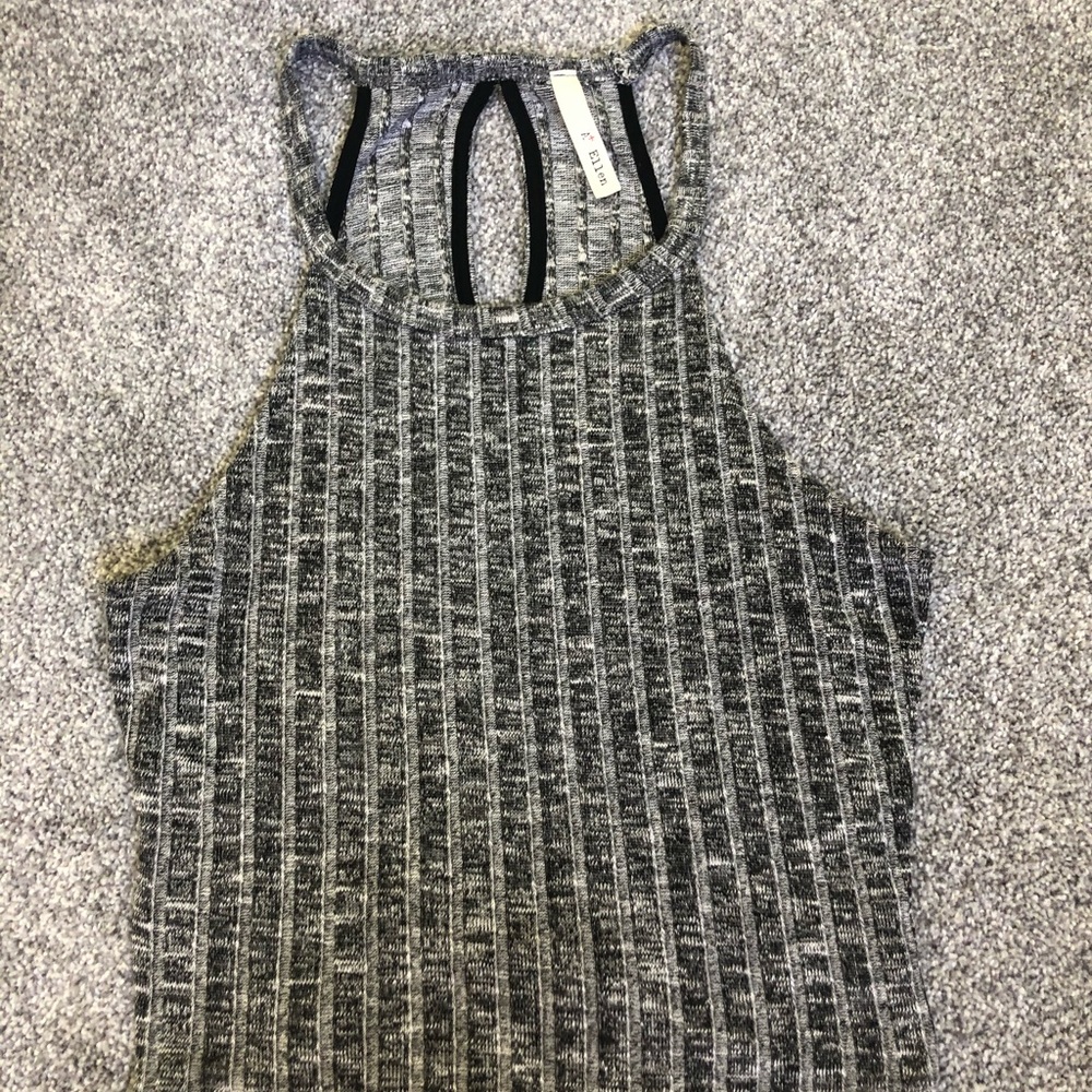 Grey crop top